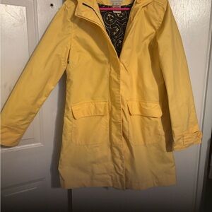 L.L. Bean Women's Yellow rain jacket